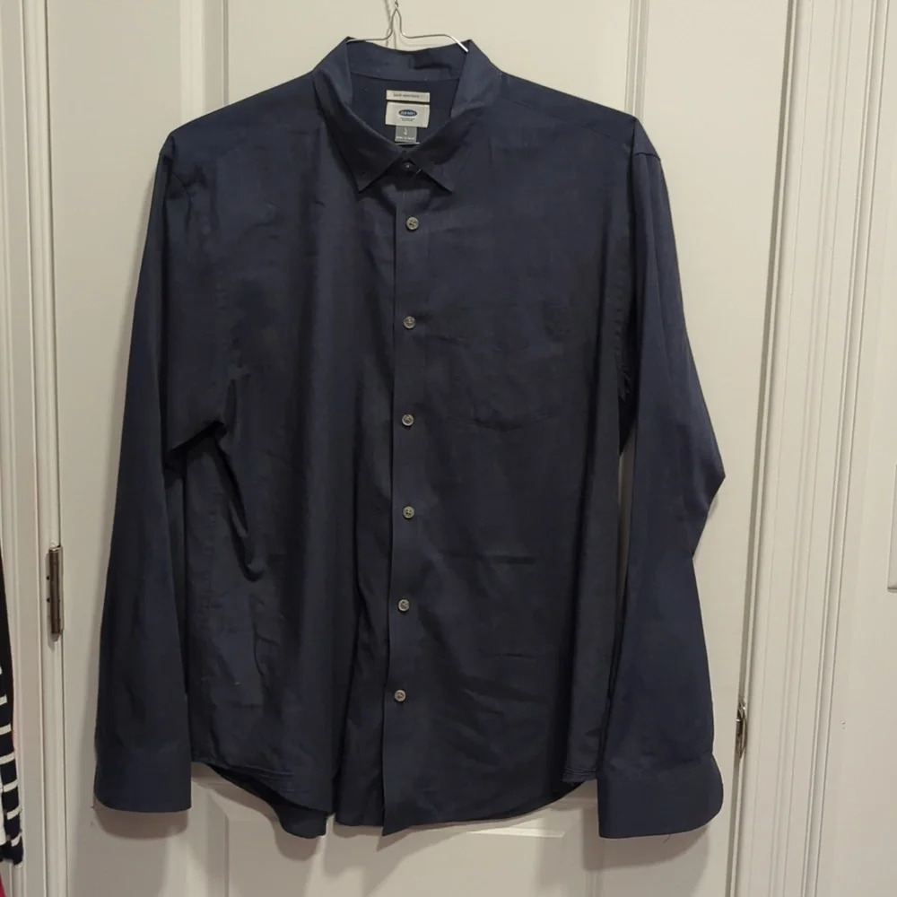 Mens slim fit oxford button down shirt